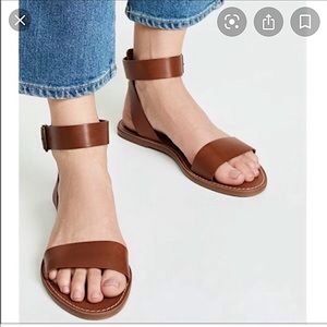 NIB Madewell ‘Boardwalk’ leather sandals